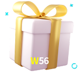 Receba seus bônus de boas-vindas no W56